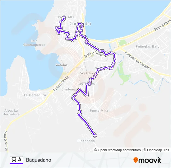 A Bus Line Map