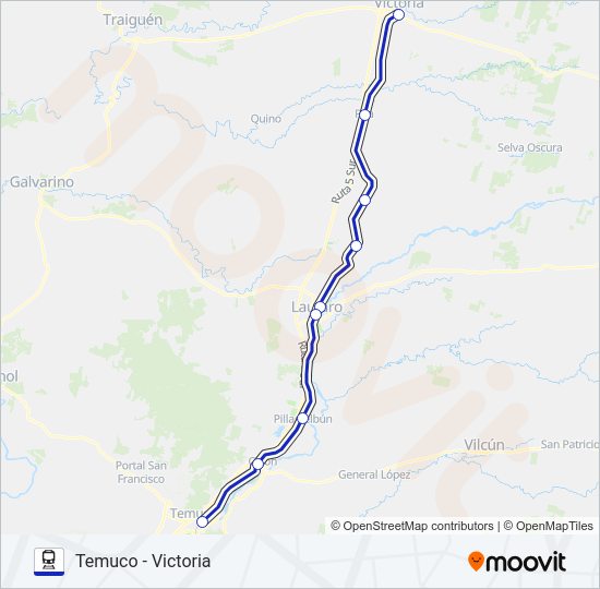 Mapa de TREN VI. de tren
