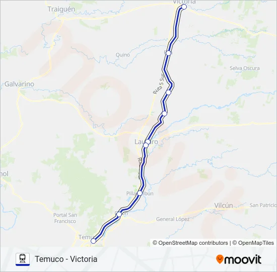 TREN VI. Train Line Map
