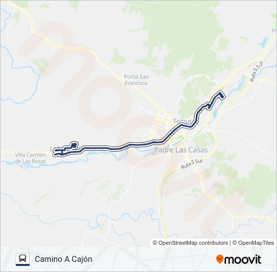 2 B Bus Line Map
