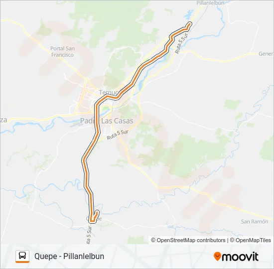 66A Bus Line Map