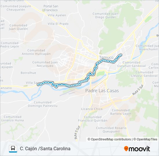 4 A bus Line Map