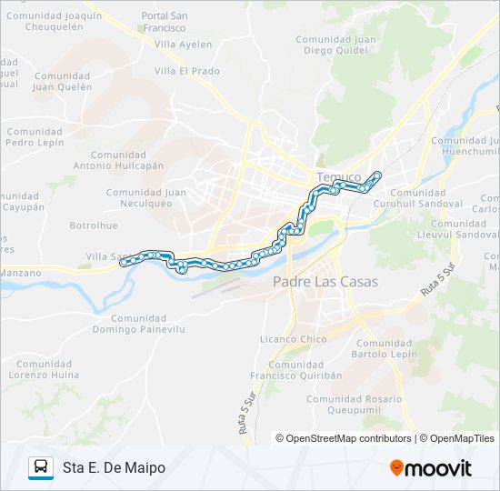 4 A bus Line Map