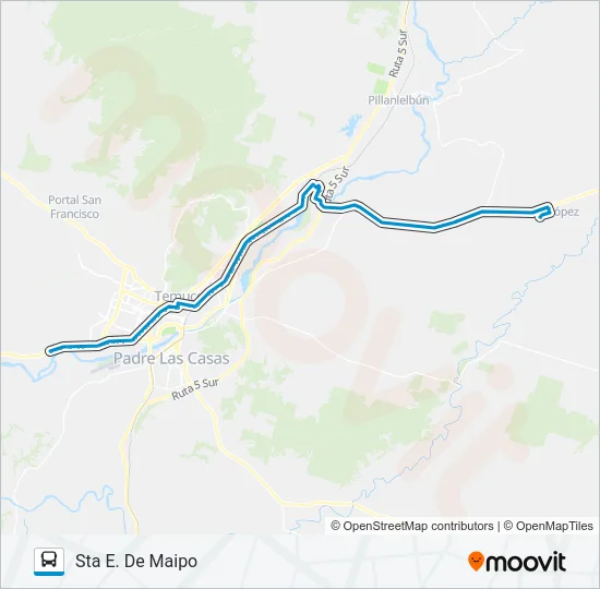 4 B Bus Line Map