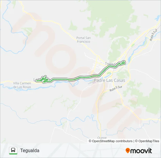 5 A Bus Line Map