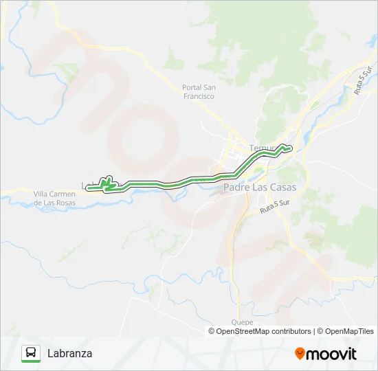5 A Bus Line Map