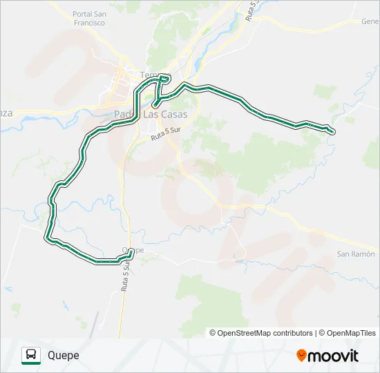 8 D Bus Line Map