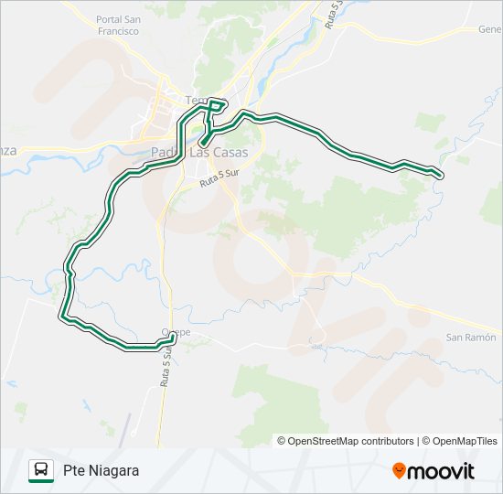 8 D Bus Line Map