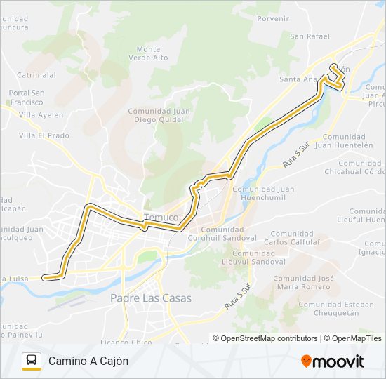 1 A Bus Line Map
