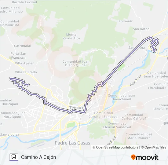 7 A Bus Line Map