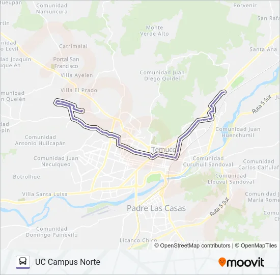 7 B Bus Line Map