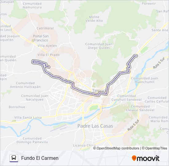 7 B Bus Line Map