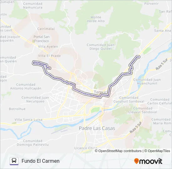 7 B Bus Line Map