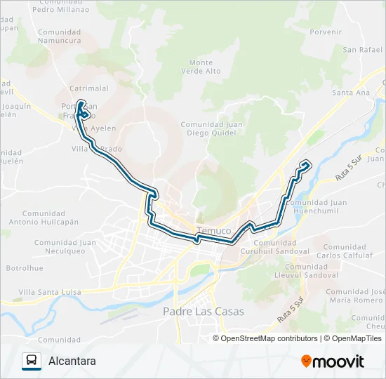 9 A Bus Line Map