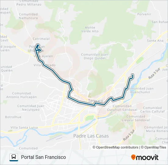 9 A Bus Line Map