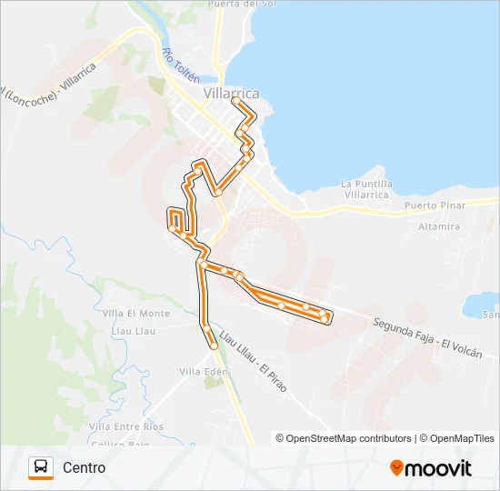 3B Bus Line Map