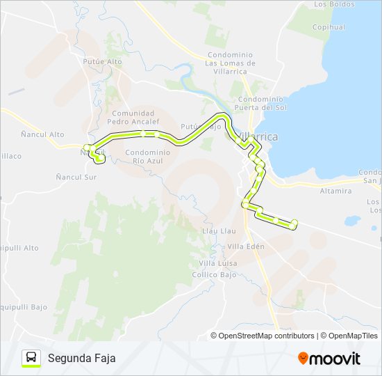 Mapa de 4B de autobús