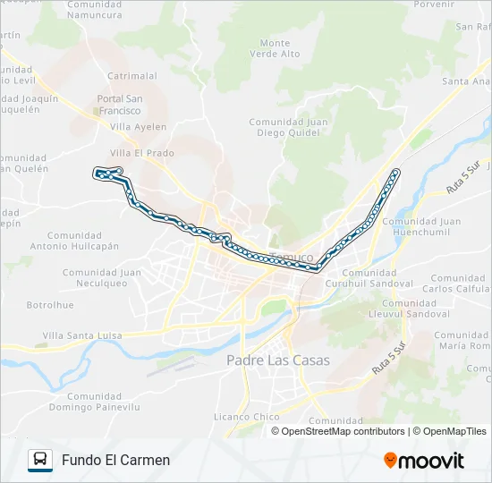 9 B Bus Line Map