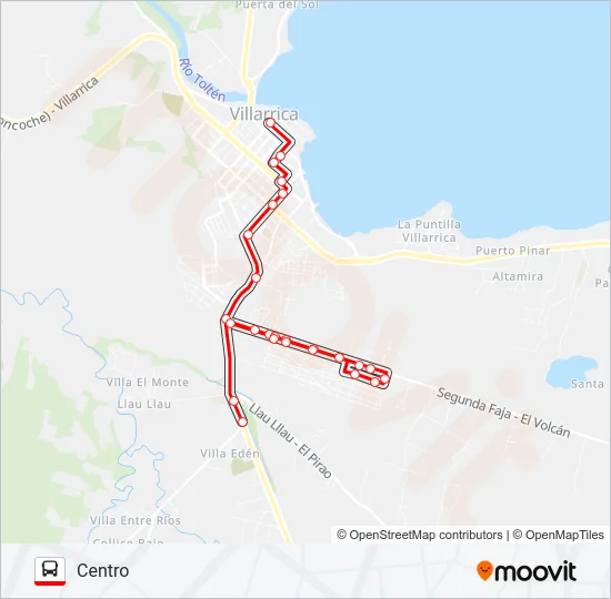 3A Bus Line Map