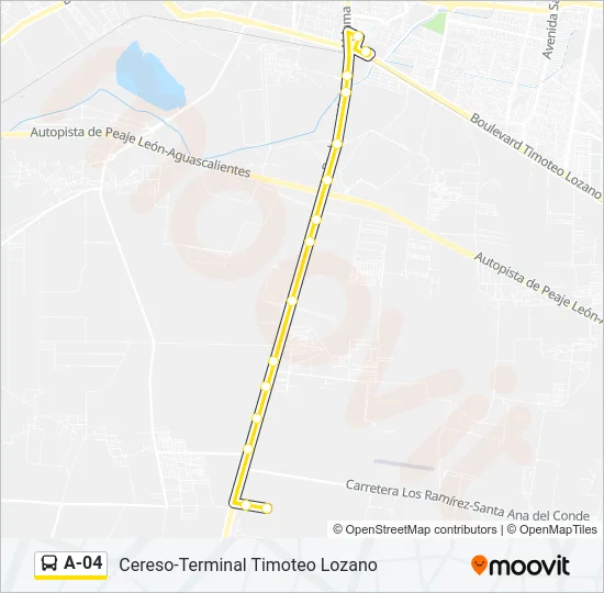 A-04 Bus Line Map