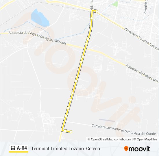 A-04 bus Line Map