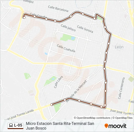 L-05 Bus Line Map