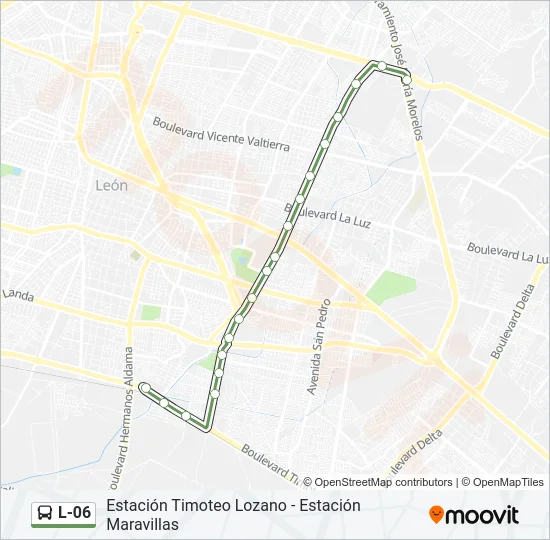 L-06 Bus Line Map