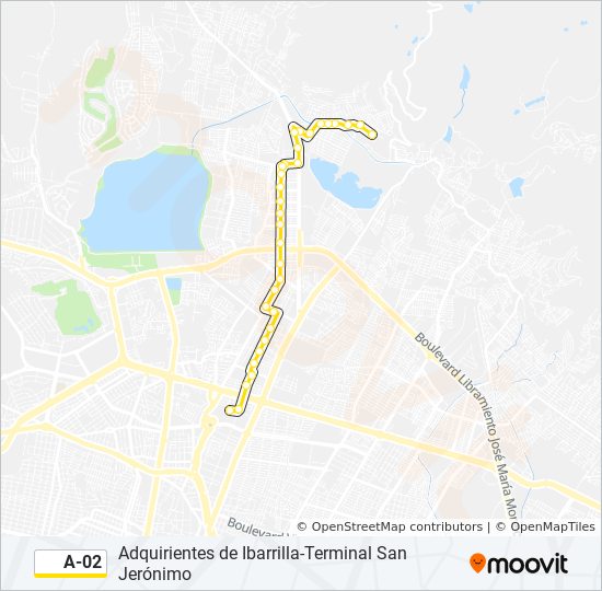 A-02 bus Line Map