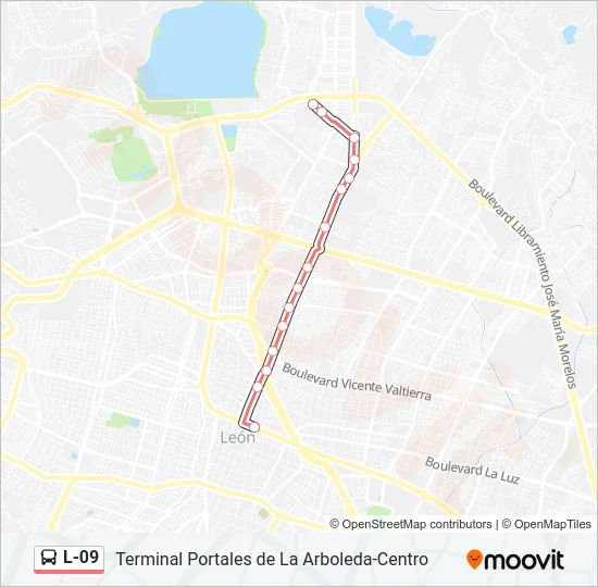 L-09 Bus Line Map