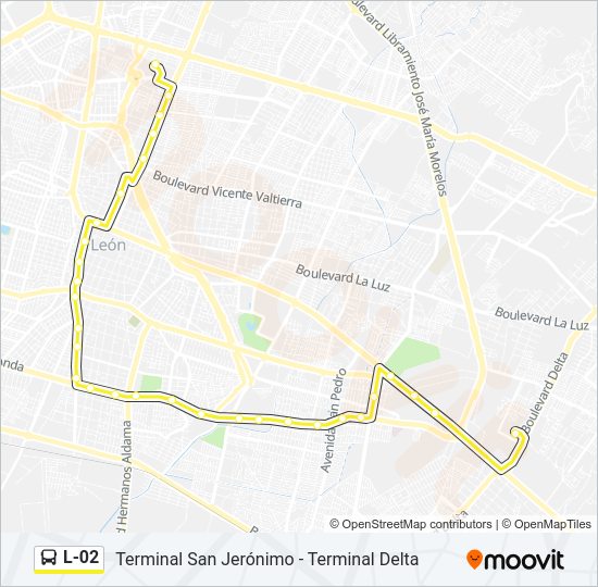 L-02 Bus Line Map