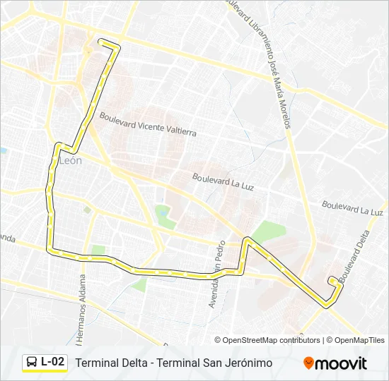 L-02 Bus Line Map