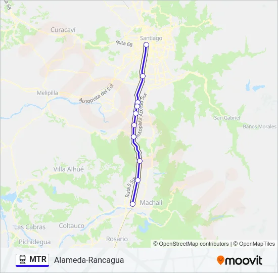 MTR Train Line Map