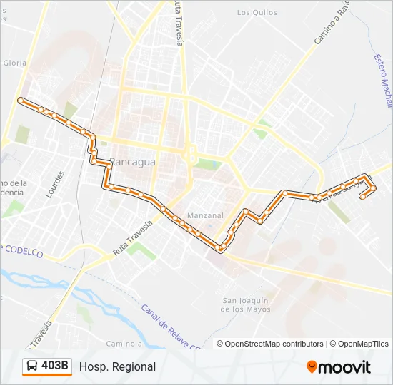 403B Bus Line Map