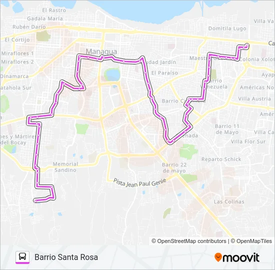 261-MR-4 Bus Line Map