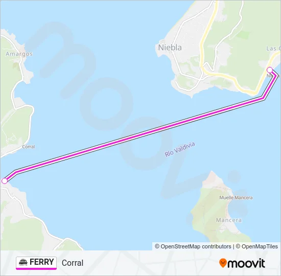 FERRY Line Map
