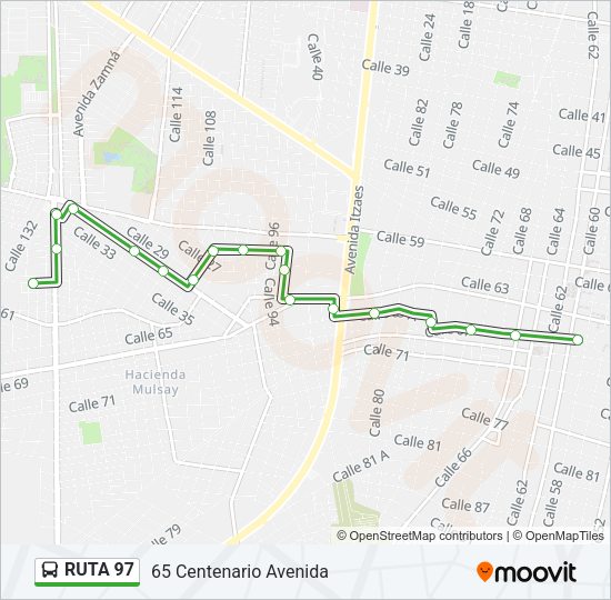 RUTA 97 Bus Line Map