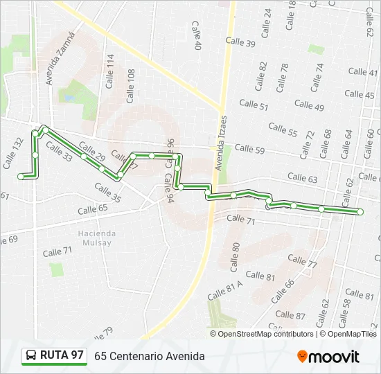 RUTA 97 Bus Line Map