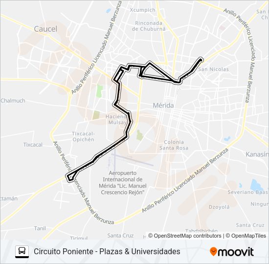 CP-PU R702 Bus Line Map