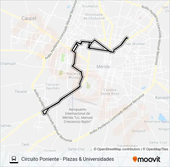 CP-PU R702 Bus Line Map