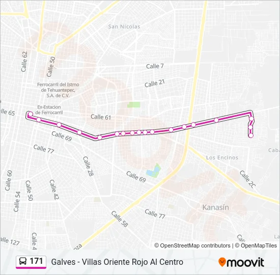 171 Bus Line Map