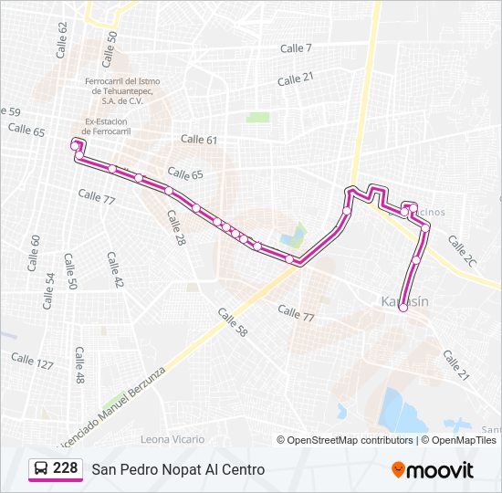 228 Bus Line Map