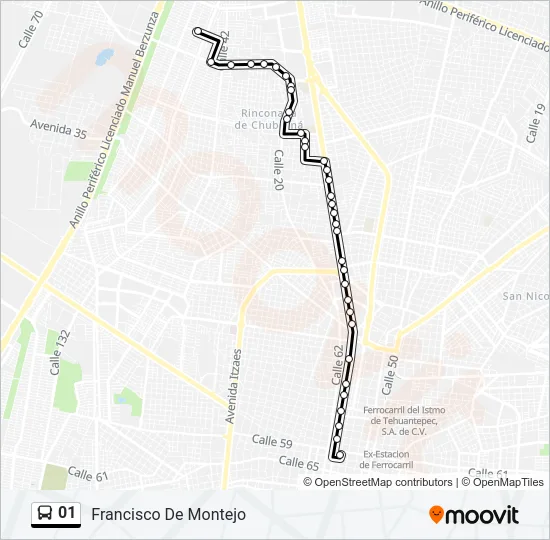 01 Bus Line Map