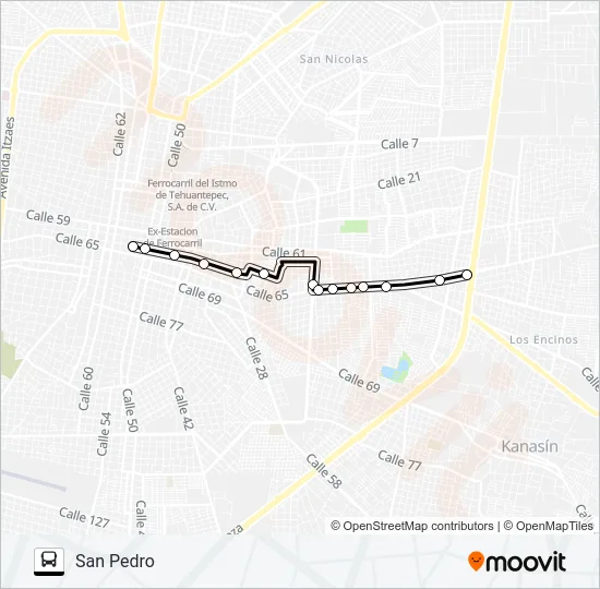 COCA - ENCINOS 02 Bus Line Map