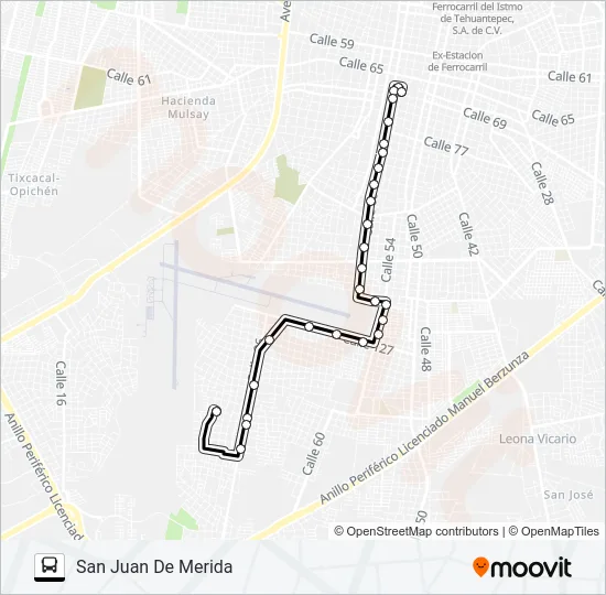 EMILIANO ZAPATA II Bus Line Map
