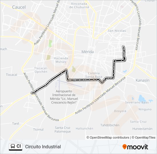 CI Bus Line Map