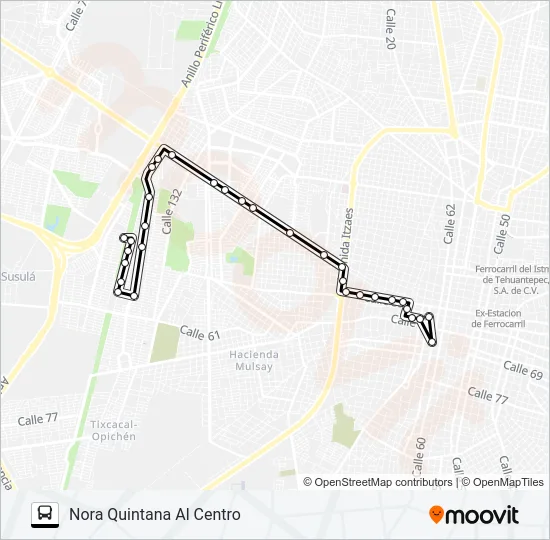 135- 149 Bus Line Map