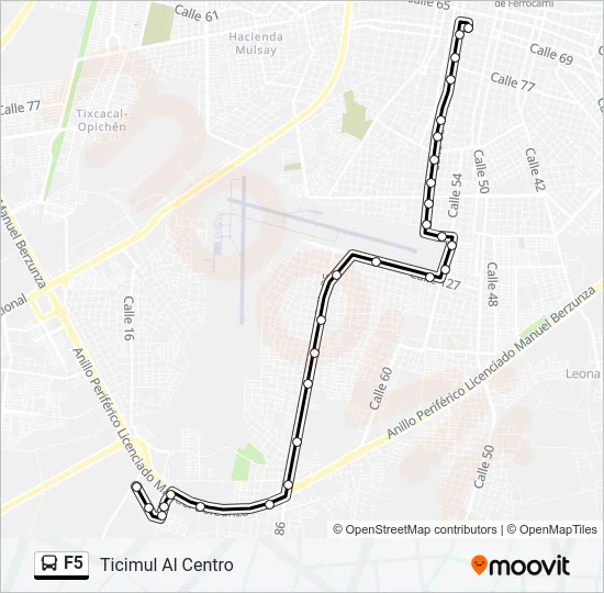 F5 Bus Line Map