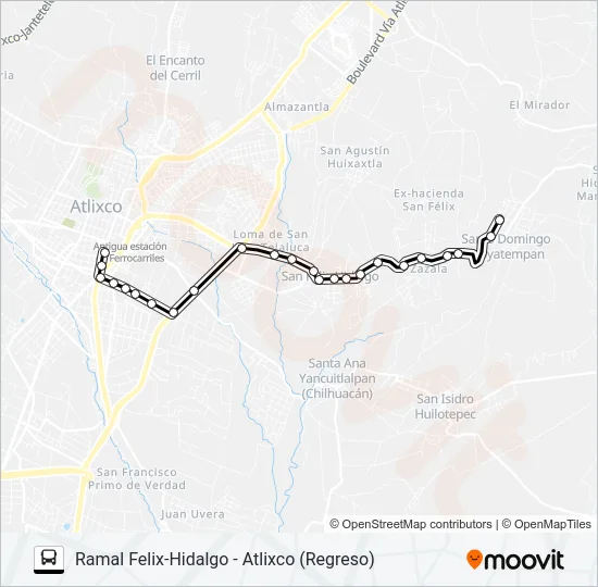 RUTA SANTO DOMINGO Bus Line Map