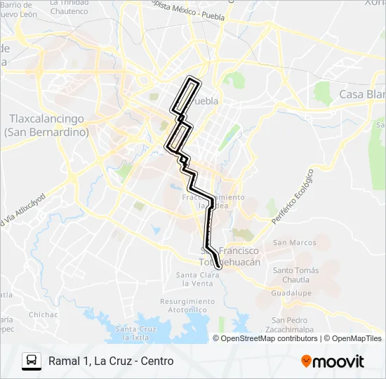 RUTA  S3 Bus Line Map