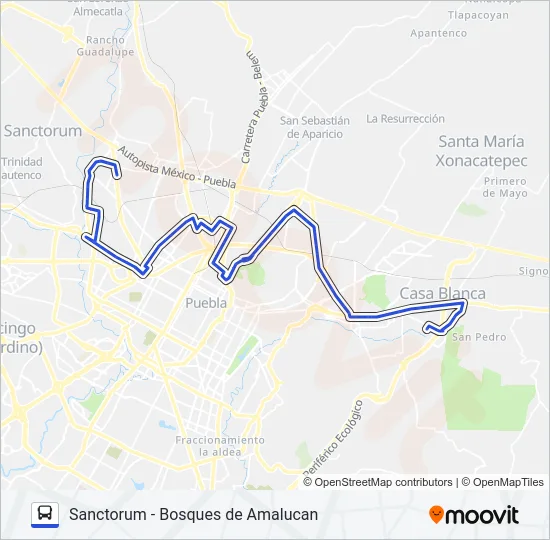 RUTA JBS Bus Line Map